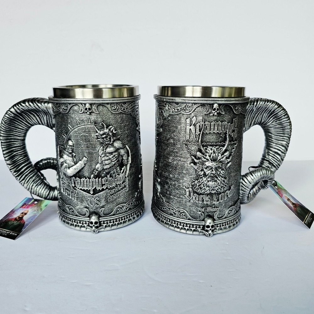 2024 Red One Movie Dragon Glassware Krampushlap Stein 17oz Krampus Callum Drift